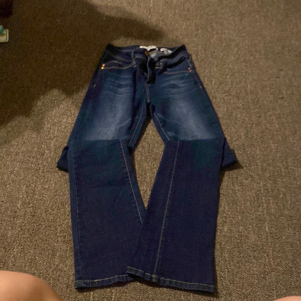 womens jeans mid rise flare